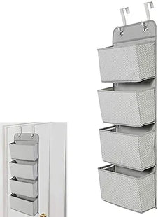4-Tier Door Hanging Storage Pockets