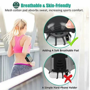 360-Degree Rotating Phone Holder Wristband