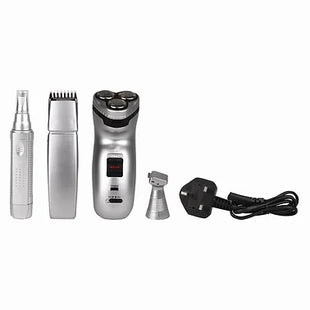 Gents 3 In 1 Grooming Set - 4 Piece