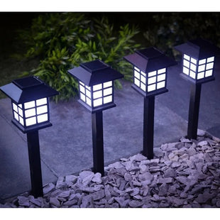 Oriental Solar Garden Lights - 4 Pack