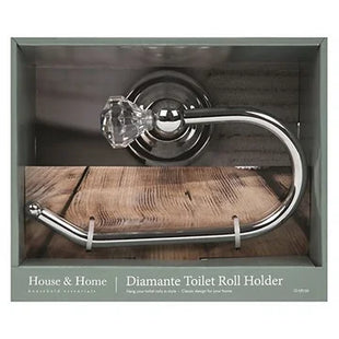 Diamante Toilet Roll Holder