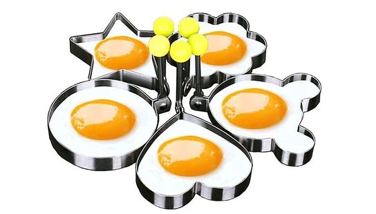 Stainless Steel Cute Fried Egg Moulds- 5 Designs