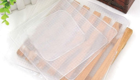 4pc Stretch Reusable Food Storage Wrap