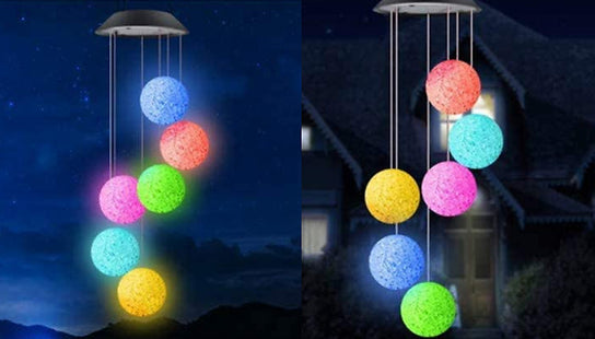 Colour-Changing Light Up Garden Windchime