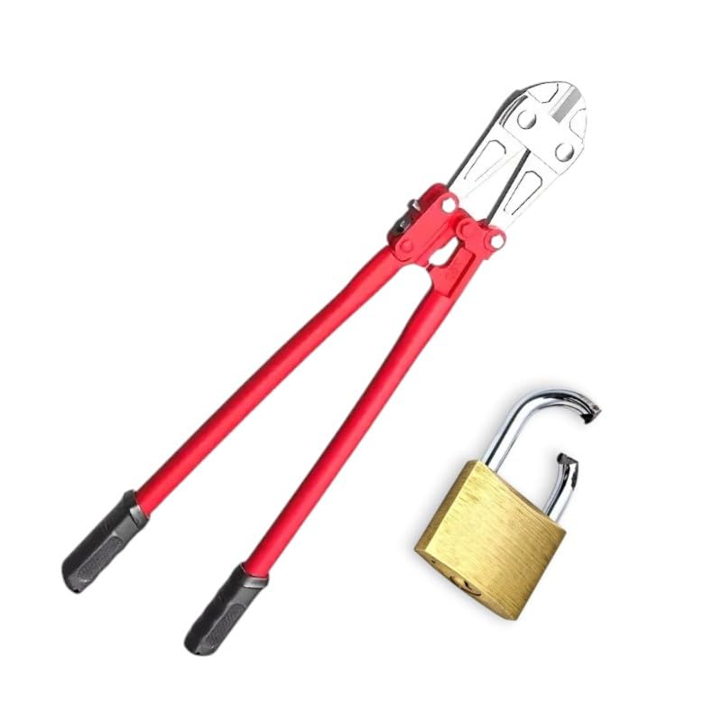 30" Bolt Cutters Heavy Duty – 900mm Carbon Steel Wire & Cable Cutter, Hardened Heat-Treated Blades for Chain, Padlock, Rebar, Fence & Metal Rod – Professional Industrial Strength Croppers