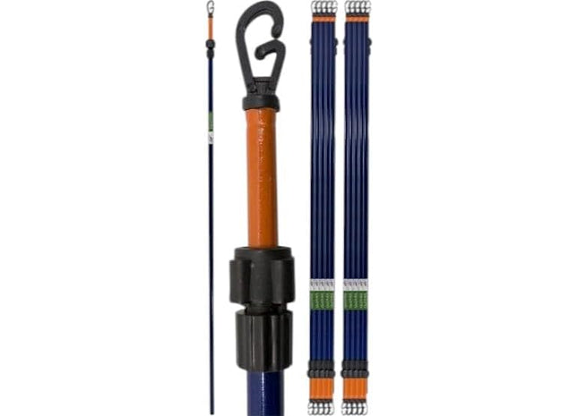 Heavy Duty 2.6m Telescopic Washing Line Pole – Extendable from 1.4m to 2.6m (8.5ft)