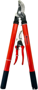 2-Piece Garden Tool Set – Heavy Duty Lopper & Pruner Set for Branch Cutting