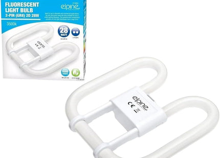 HomeVibe Fluorescent Light Bulbs, 2-Pin 28W Energy-Saving Slim Lamp Tubes