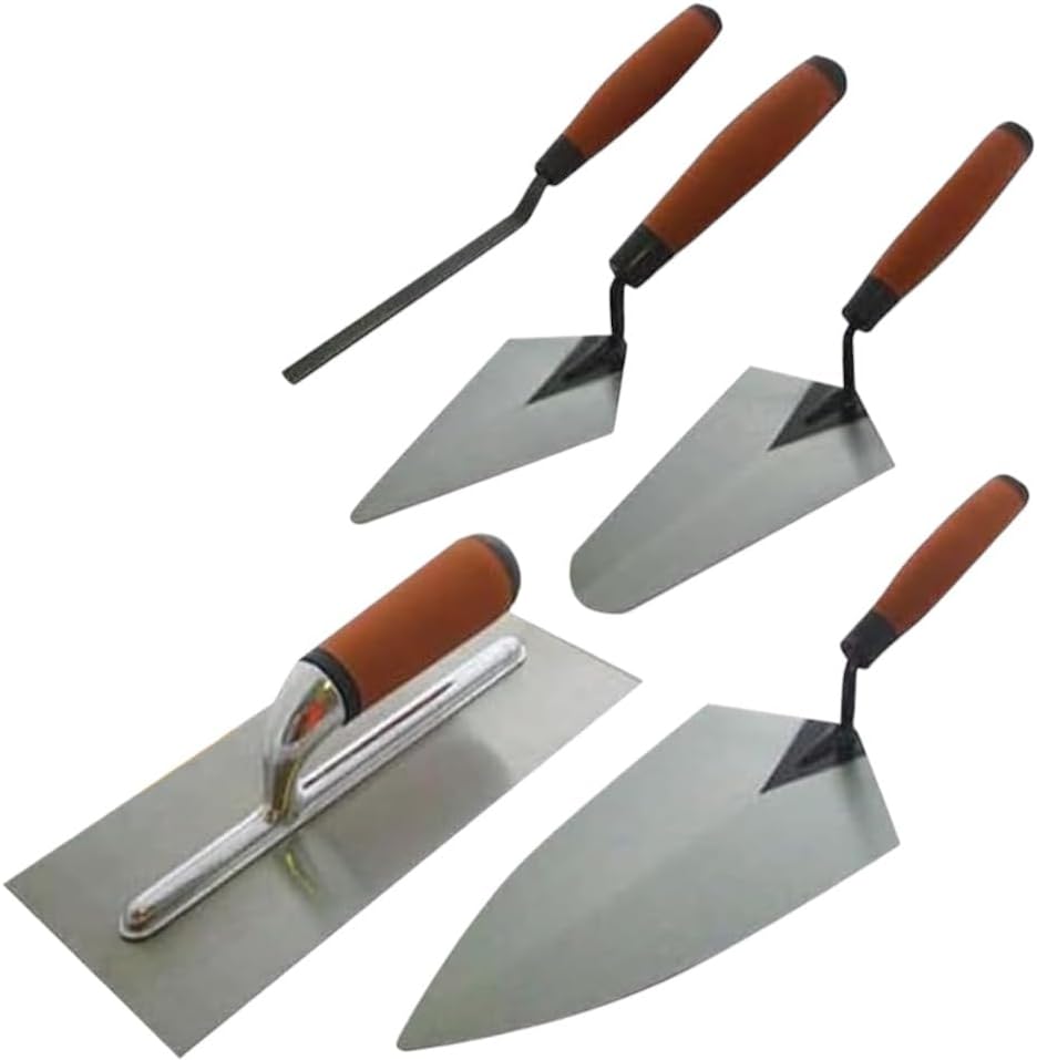 5pc Trowel Set for Builders & Plasterers