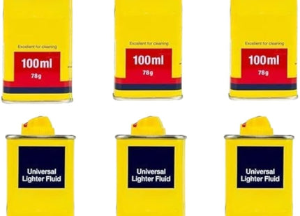 6 x Clipper Lighter Fuel Refill - 100ml