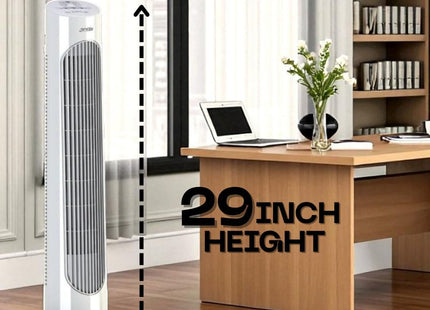 29-Inch Oscillating Tower Fan with Remote