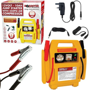 12V Jump Starter with Air Compressor
