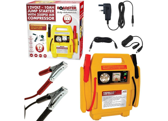 12V Jump Starter with Air Compressor