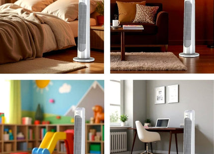 29-Inch Oscillating Tower Fan with Remote
