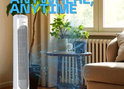 29-Inch Oscillating Tower Fan with Remote