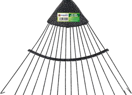 16-Tooth Lawn & Leaf Rake Head – Heavy Duty Replacement Rake Head