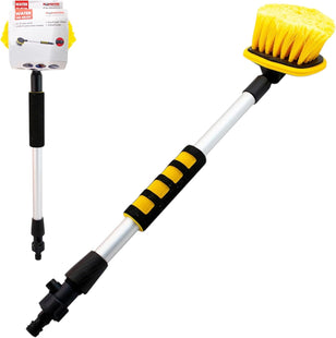 Water-Fed Car Wheel & Tyre Brush (530mm) – Heavy Duty Cleaning Brush with Hose Connection