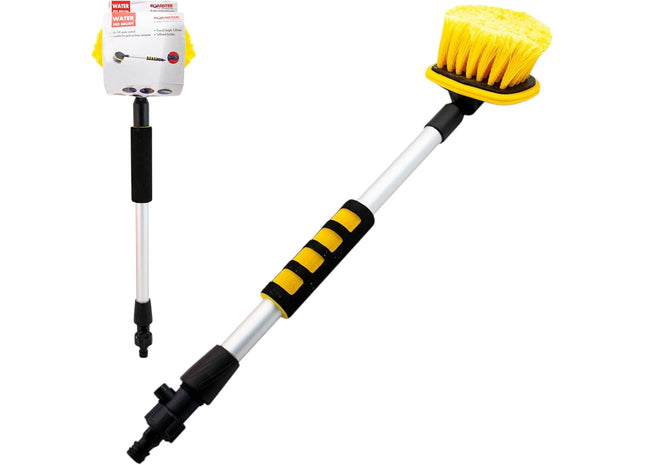 Water-Fed Car Wheel & Tyre Brush (530mm) – Heavy Duty Cleaning Brush with Hose Connection