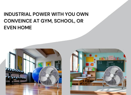 70W 14" (35cm) High-Velocity Floor Fan