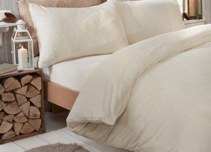 Super Soft Teddy Fleece Duvet Set - 7 Colours & 3 Sizes