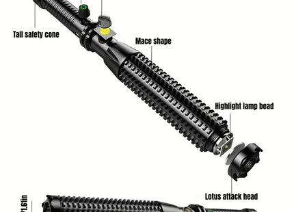 Rechargeable Waterproof Baseball Bat Flashlight