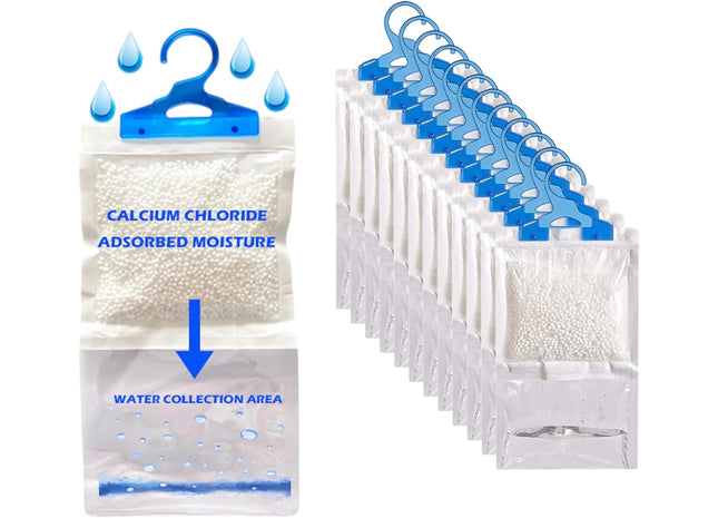 12PK Interior Dehumidifier – Moisture Absorber for Home, Car, and Office | Prevents Damp, Mold, & Odors | Long-Lasting Humidity Control