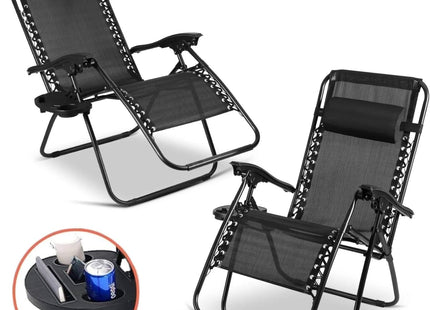 1 or 2 Zero Gravity Reclining Sun Loungers