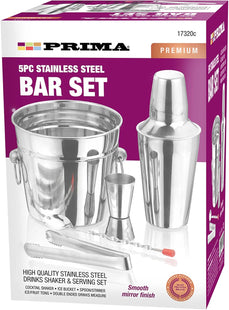 Prima Kitchenware New Stainless Steel Bar Set 5pcs