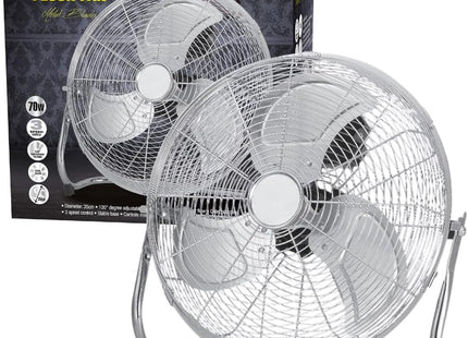 70W 14" (35cm) High-Velocity Floor Fan