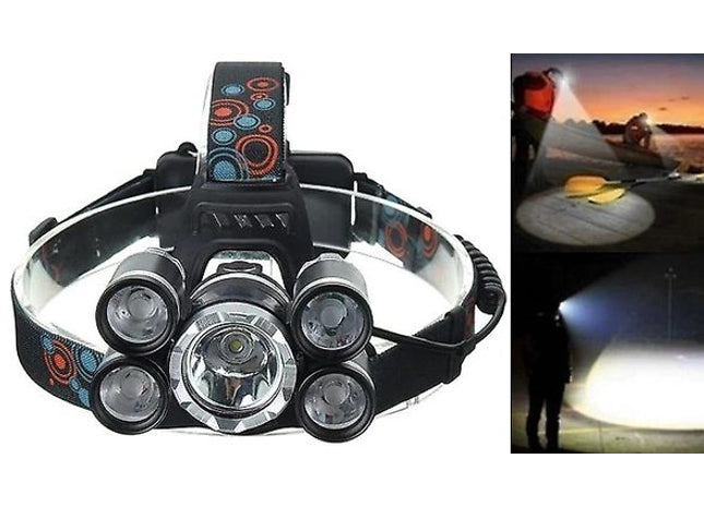 USB Rechargeable LED Headlight Ultra Bright Head Torch Headlamp