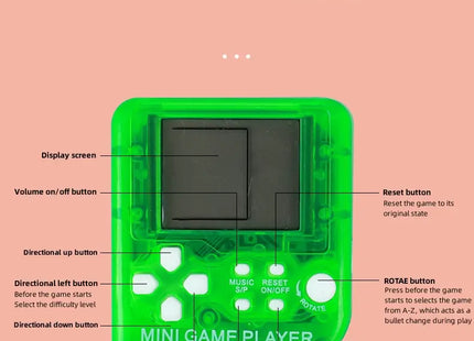 Keychain Console Mini Game Console Keychain – HomeVibe
