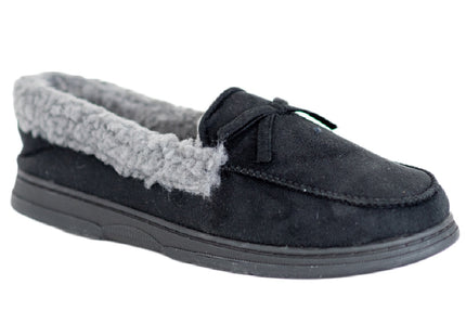 Mens's Faux Fur Lined Slippers
