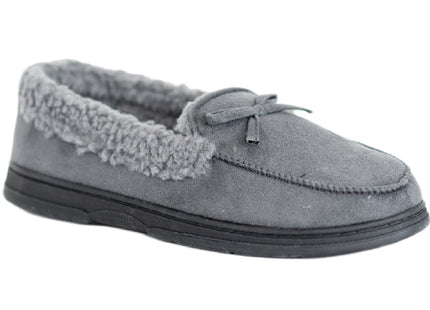 Mens's Faux Fur Lined Slippers