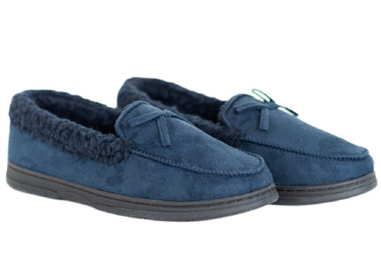 Mens's Faux Fur Lined Slippers