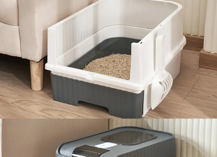 Foldable Enclosed Cat Litter Box