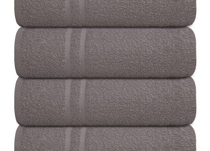 2 or 4 Pack 600GSM Egyptian Cotton Bath Towels.