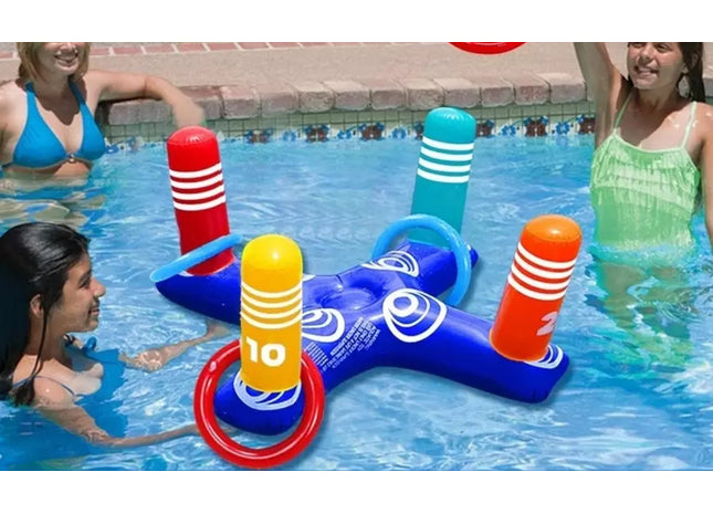 Inflatable Ring Toss Game Floating Pool Toys