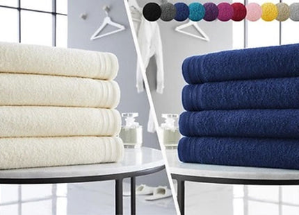 4x Wilsford 400GSM Super-Soft Egyptian Cotton Jumbo Bath Sheets