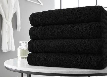 4x Wilsford 400GSM Super-Soft Egyptian Cotton Jumbo Bath Sheets