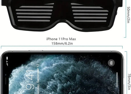 Bluetooth LED Glasses