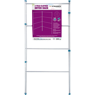 2-Fold Clothes Dryer Rack Airer – Compact, Foldable Laundry Drying Stand