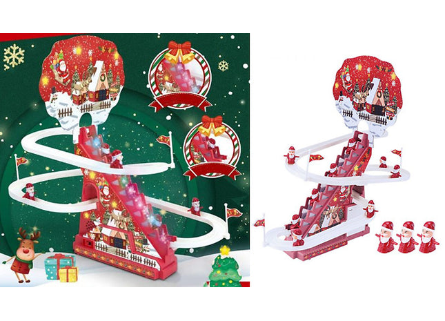 Electric Christmas Santa Rollercoaster Toy