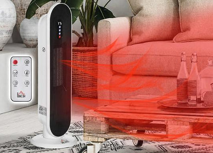 Ceramic Oscillating Heater + Timer & Remote