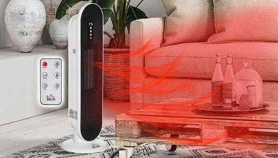 Ceramic Oscillating Heater + Timer & Remote