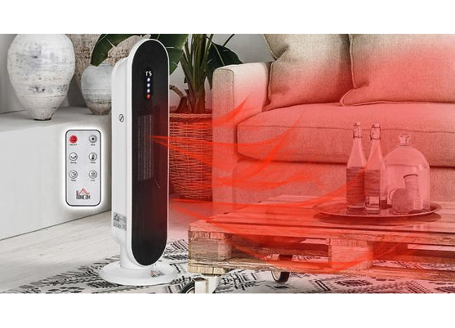 Ceramic Oscillating Heater + Timer & Remote
