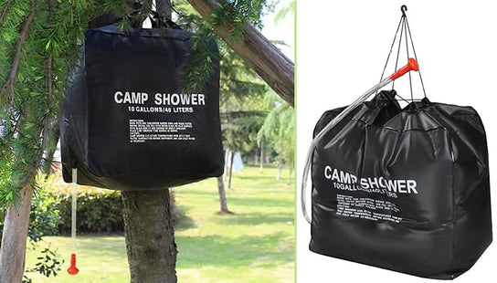 Solar-Powered 40L Camping Shower
