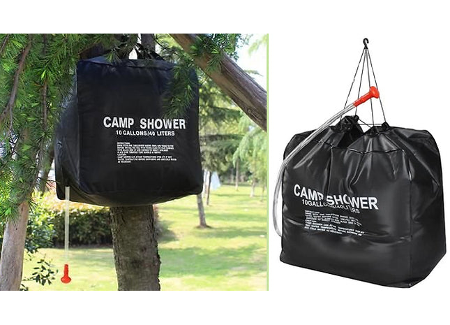 Solar-Powered 40L Camping Shower