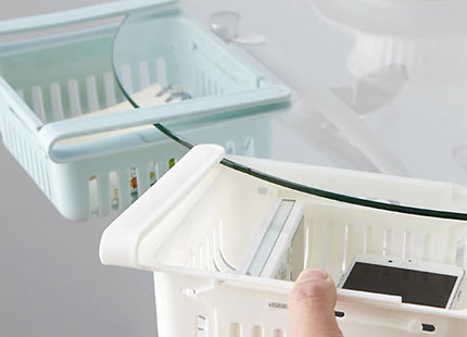 Hook-On Extendable Refrigerator Storage Basket - 3 Colours