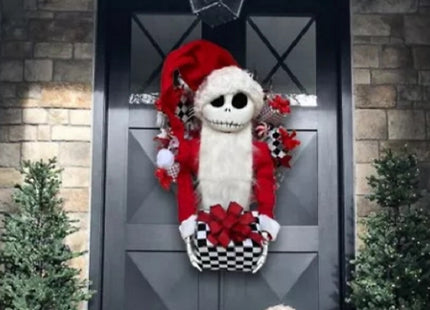 The Nightmare Before Christmas Inspired Christmas Wreath