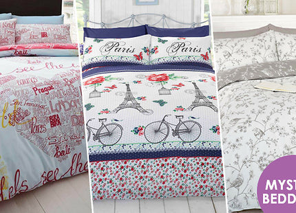 Mystery Duvet Cover Set Deal - Multiple Designs in 4 Sizes